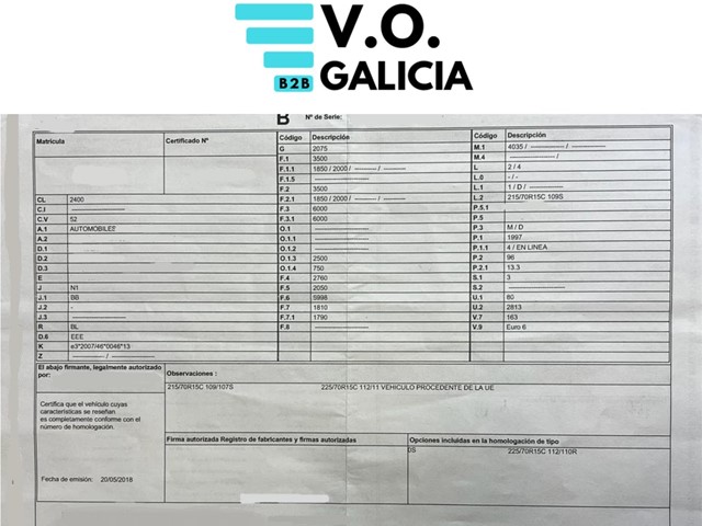 Cómo saber interpretar la ficha técnica del vehículo